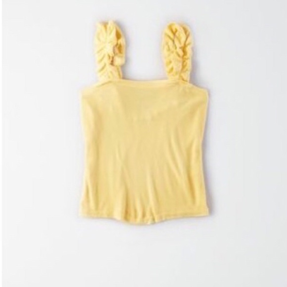 Ruffle tank top blouse